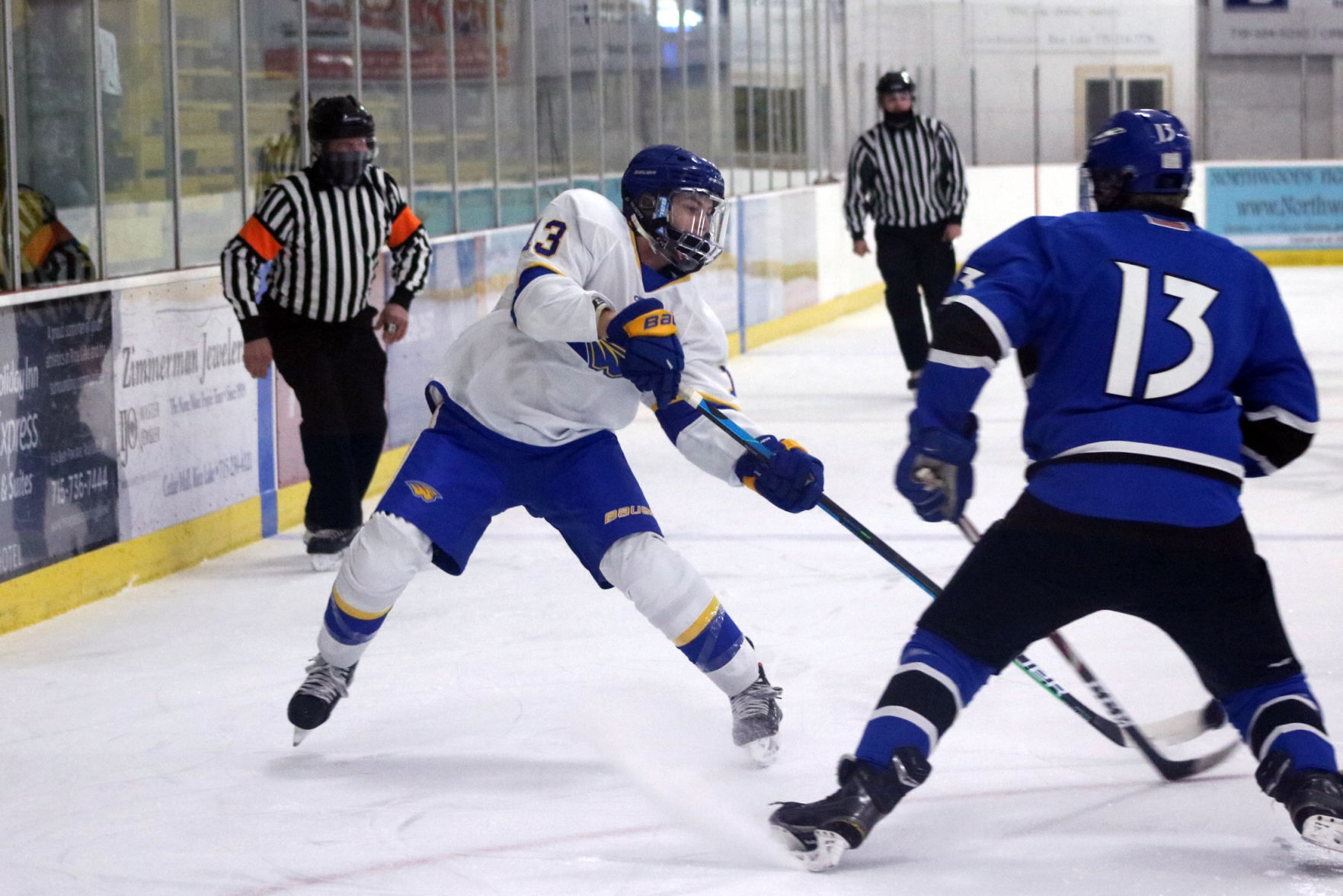 Rice Lake boys hockey vs. WSFLG Blizzard 1-28-21